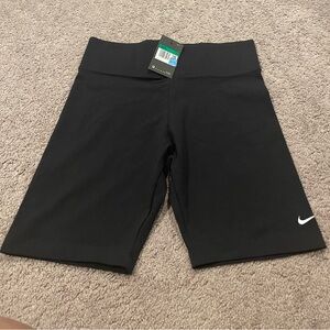Nike Black Bike Shorts with Wide Waistband